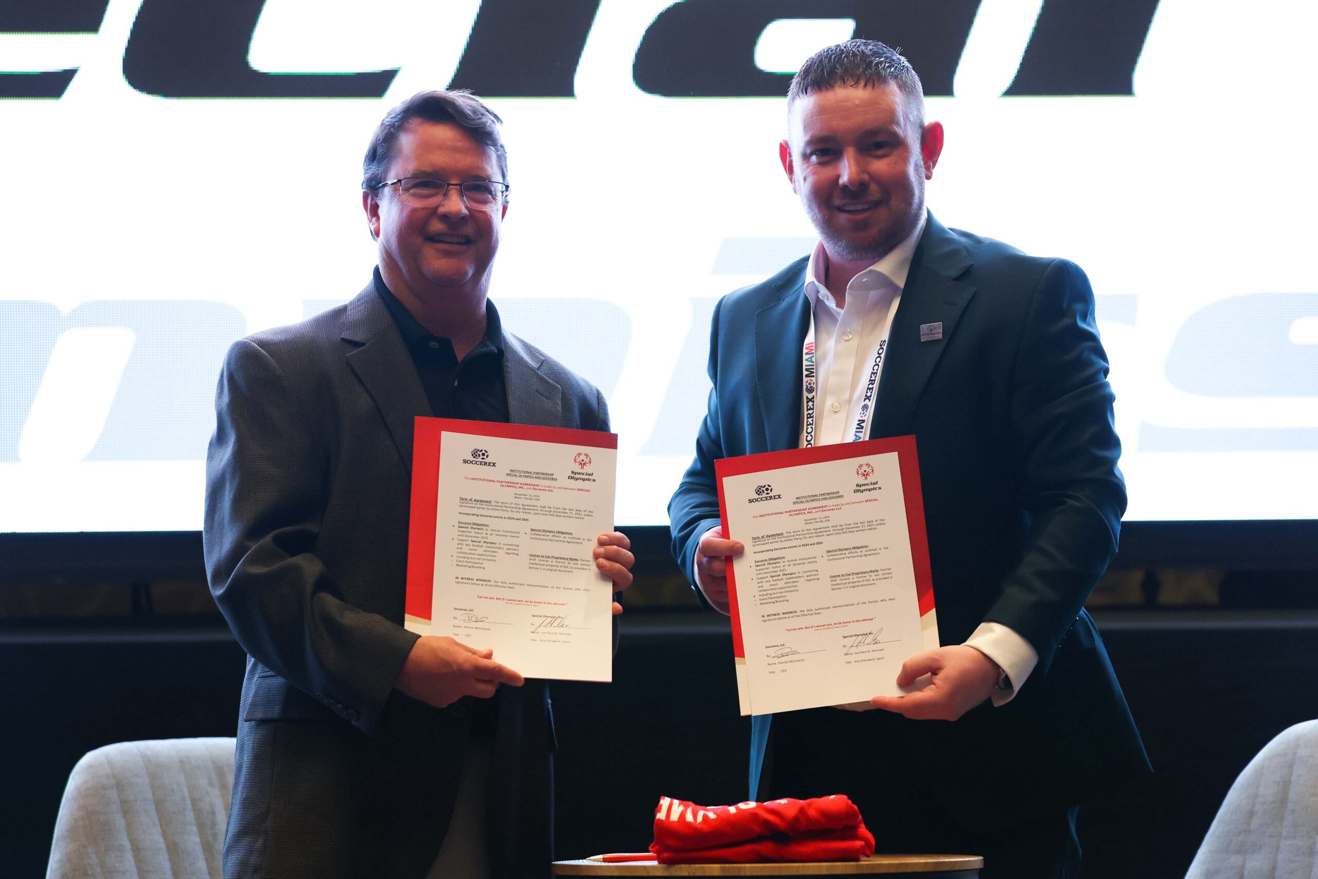 Soccerex - Conference HOLLYWOOD, FLORIDA - NOVEMBER 13: Images from day one of Soccerex Conference at Seminole Hard Rock Hotel & Casino Hollywood on November 13, 2024 in Hollywood, Florida. (Photo by Megan Briggs/Getty Images for Soccerex)